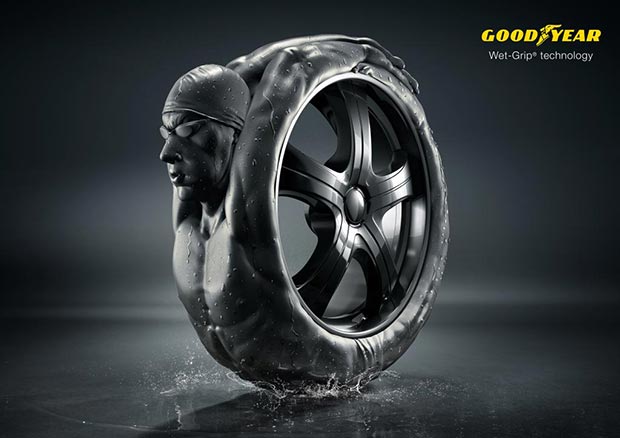 Новая печатная реклама Goodyear