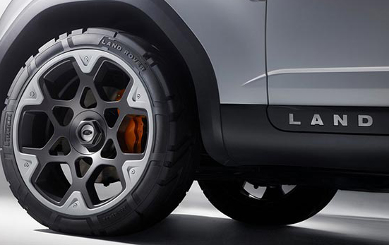 Шины, установленные на Land Rover DC100 Concept